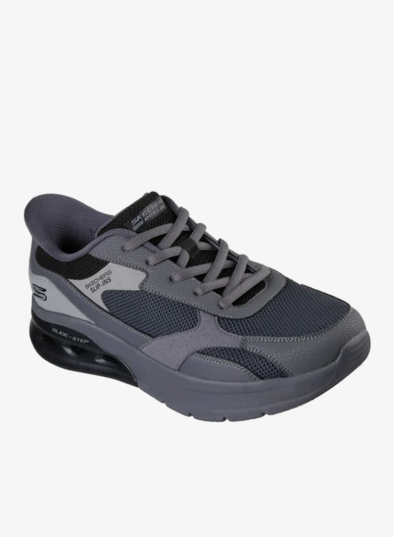 SKECHERS Men Bobs Arc Waves 2.0 Lace Up Ankle Sneakers